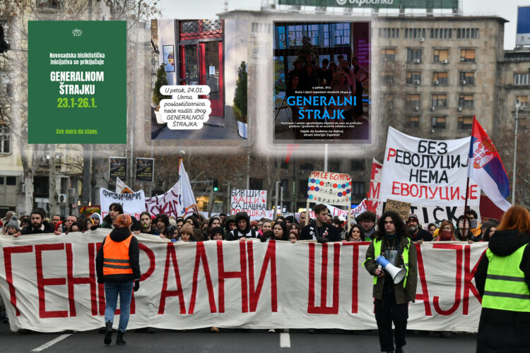 U Srbiji počeo generalni štrajk
