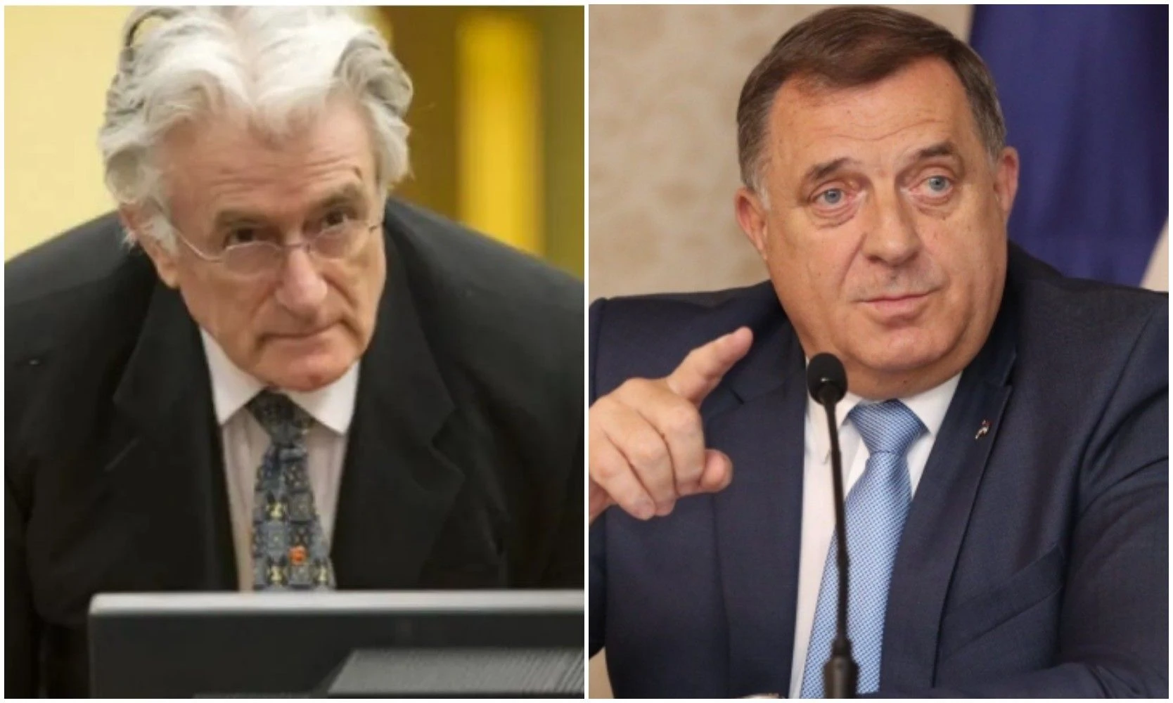 Radovan Karadžić i Milorad Dodik