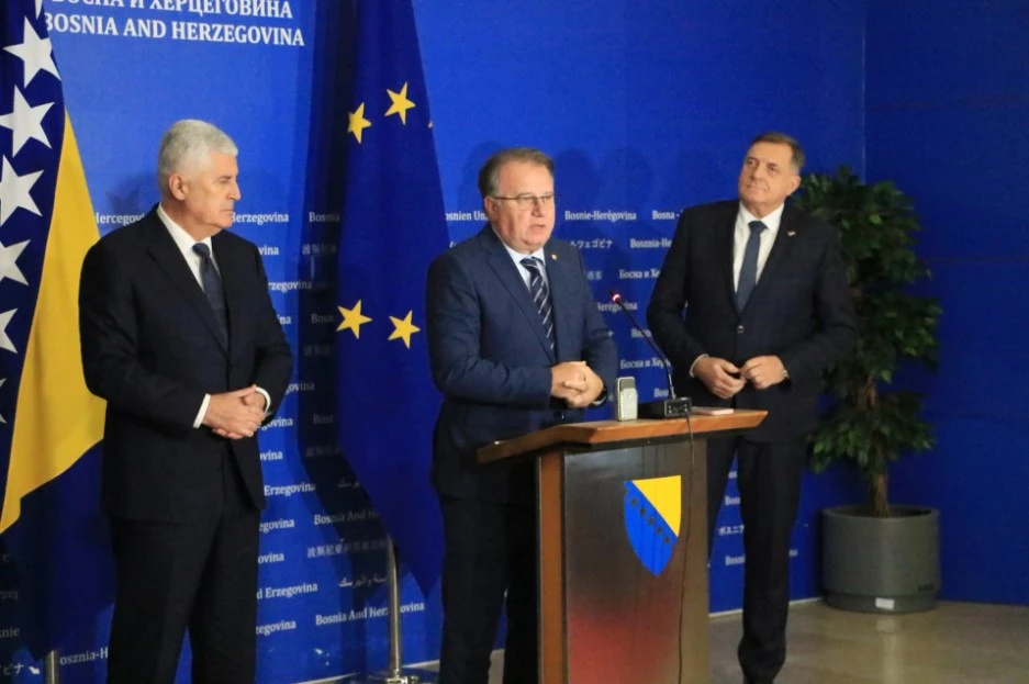 Dragan Čović, Nermin Nikšić i Milorad Dodik