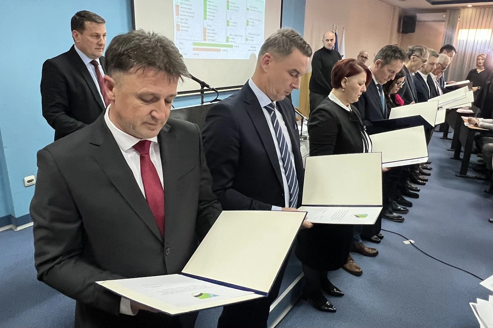 Polaganje zakletve nove Vlade TK