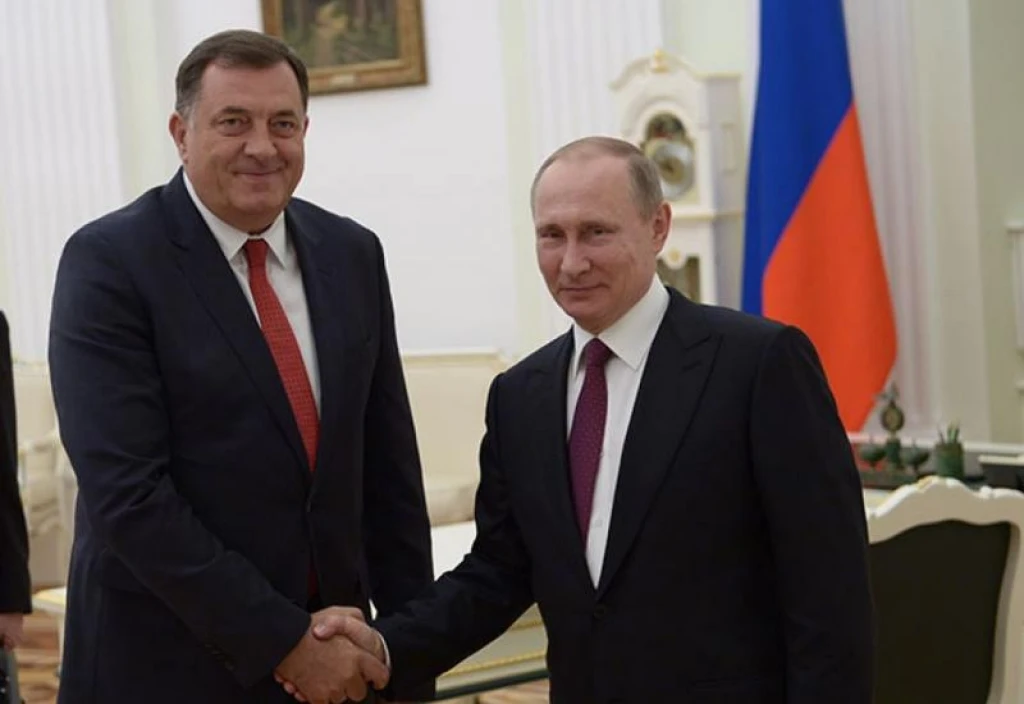 Milorad Dodik i Vladimir Putin
