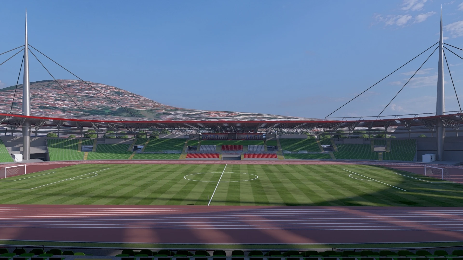 Idejno rješenje istočne tribine stadiona Koševo