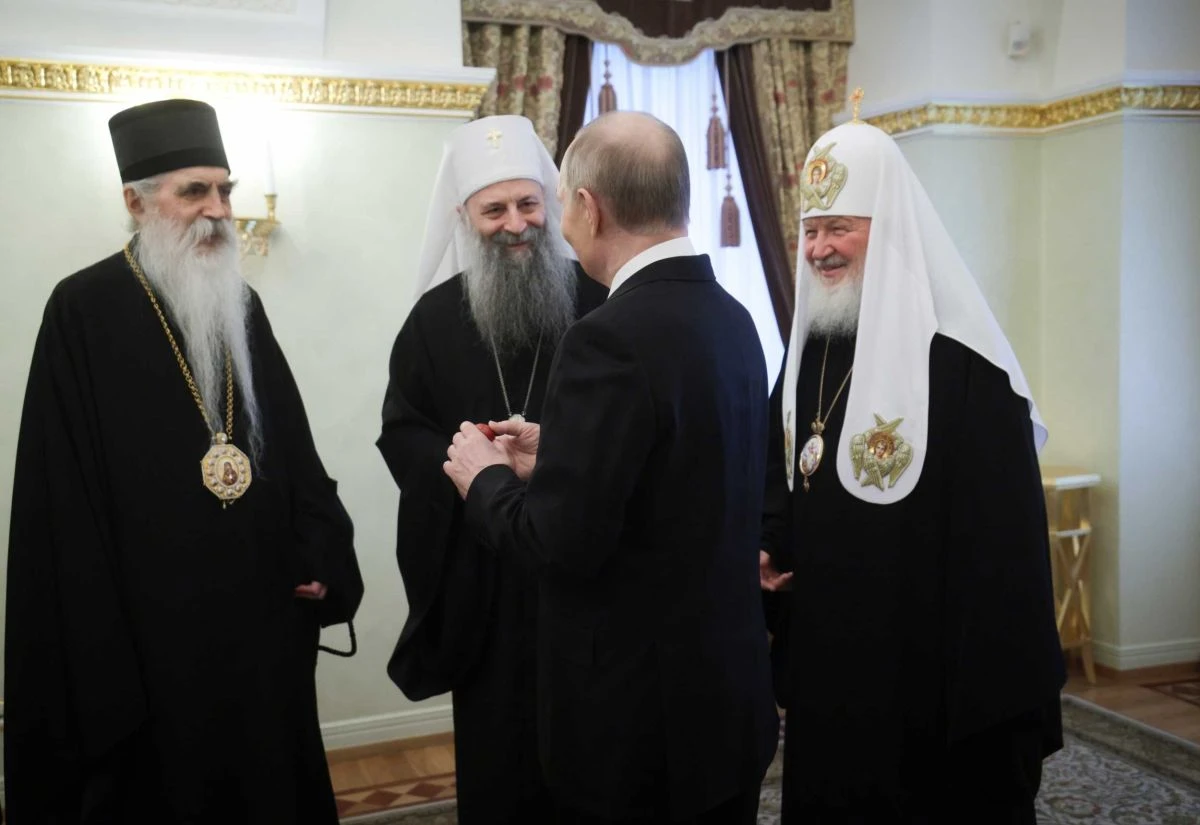 Porfirije tokom susreta s Putinom