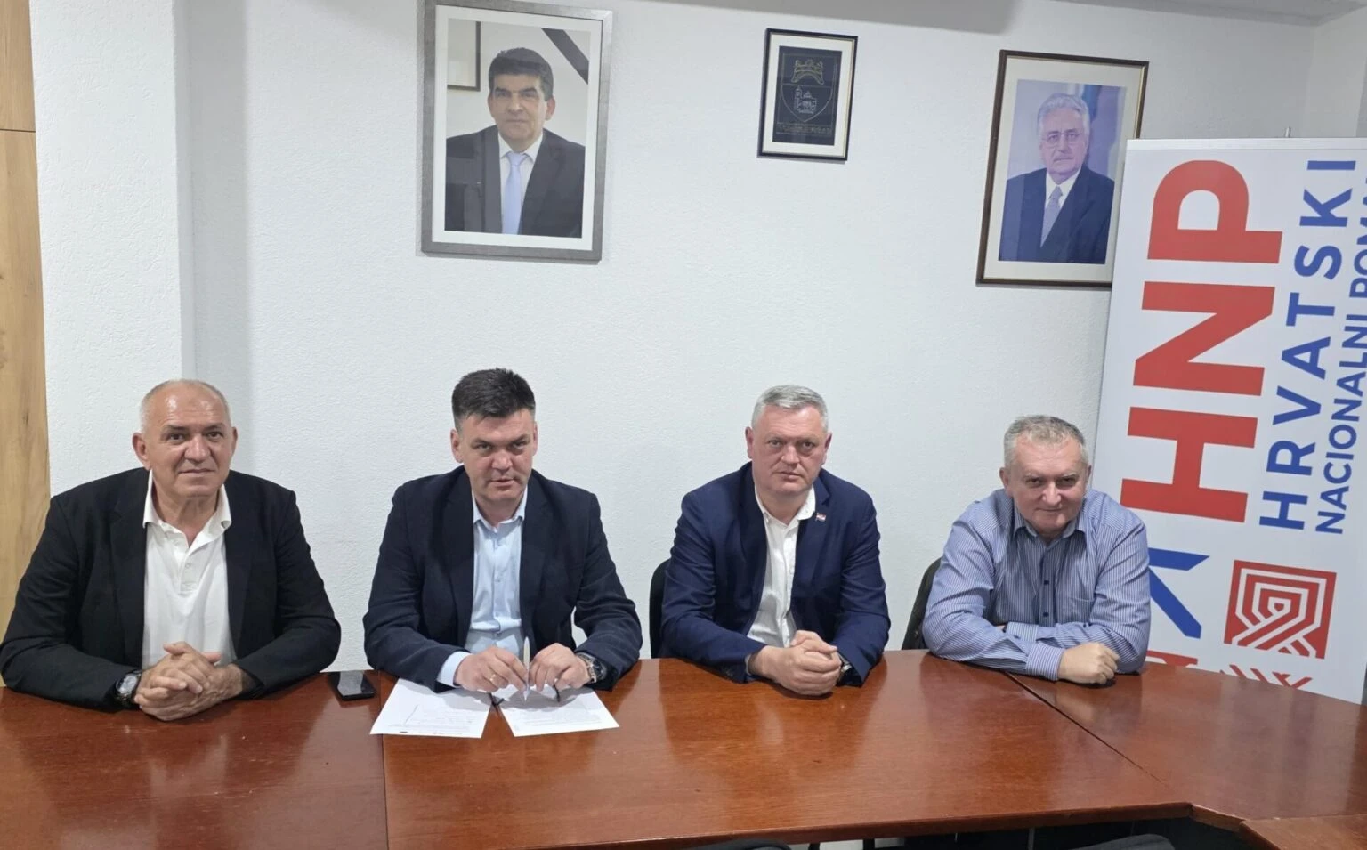 Predstavnici HDZ-a 1990, HNP-a, HSS-a i HDS-a