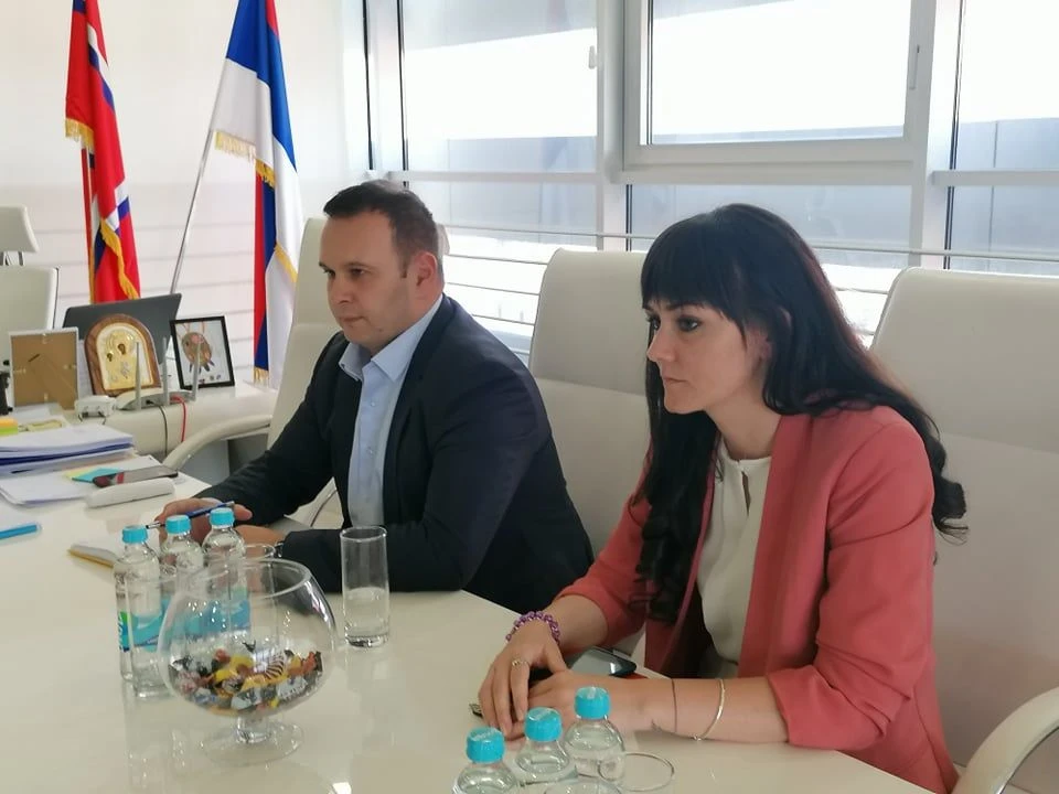 Gradonačelnik Istočnog Sarajeva Ljubiša Ćosić i Ljiljana Lizdek