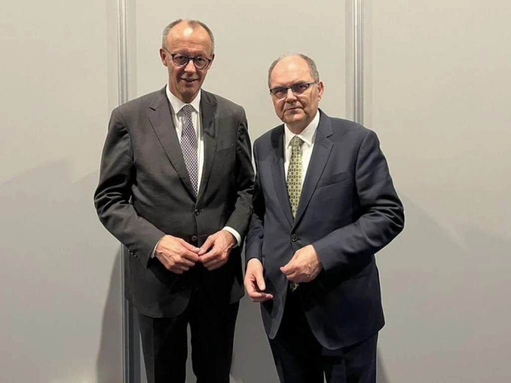 Friedrich Merz i Christian Schmidt