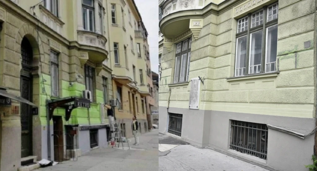 Halidov dvor, fasada