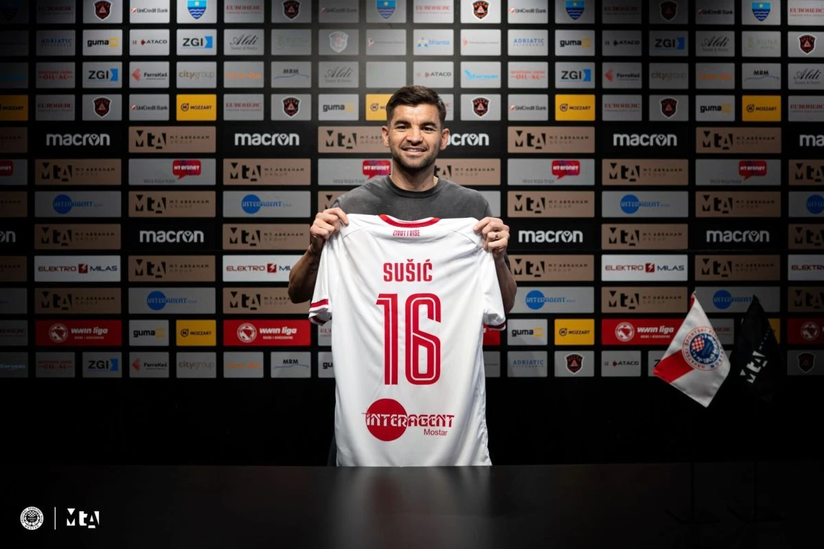 Sušić zadužio dres s brojem 16
