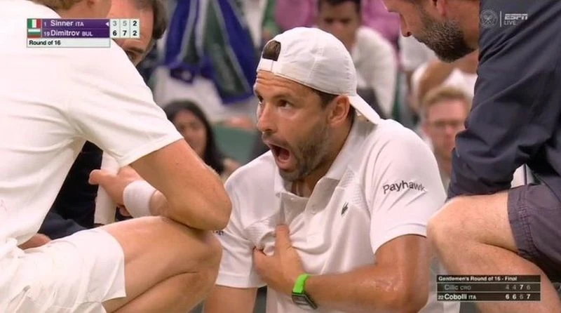 Dimitrov povrijedio rame