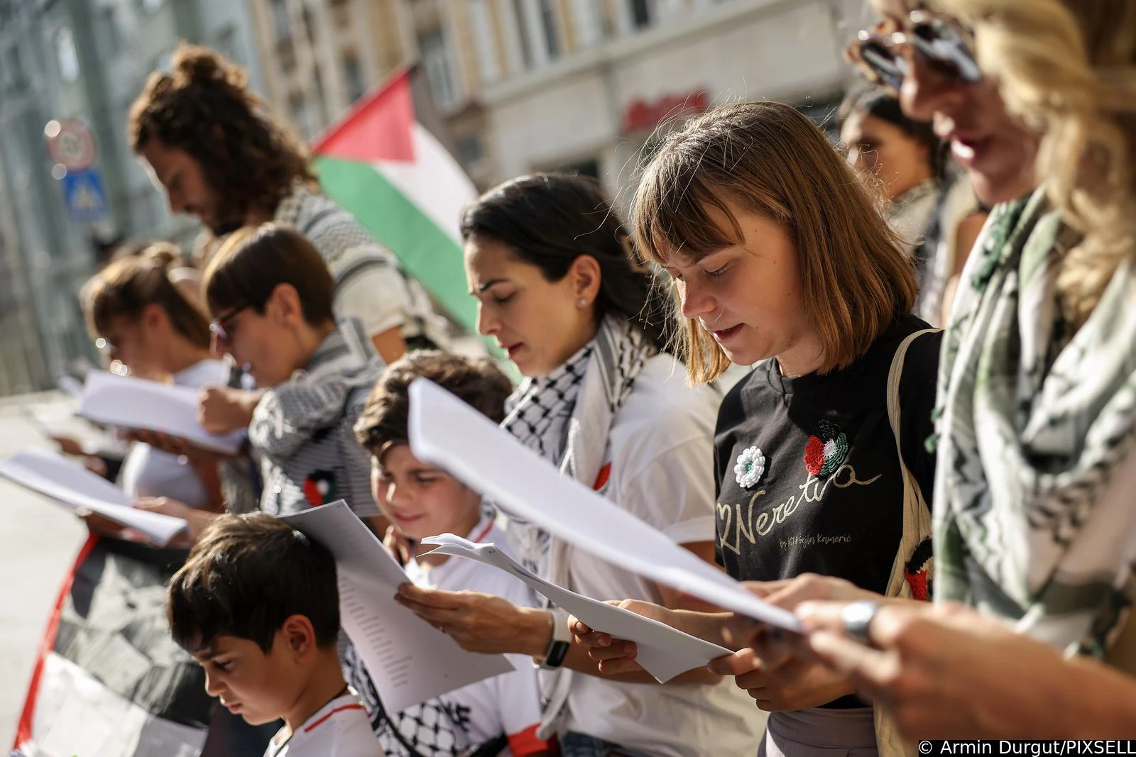 Greta Thunberg na protestu u Sarajevu