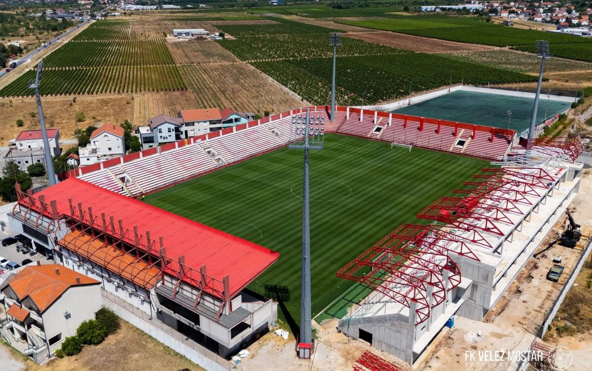 Stadion Veleža iz dana u dan sve ljepši