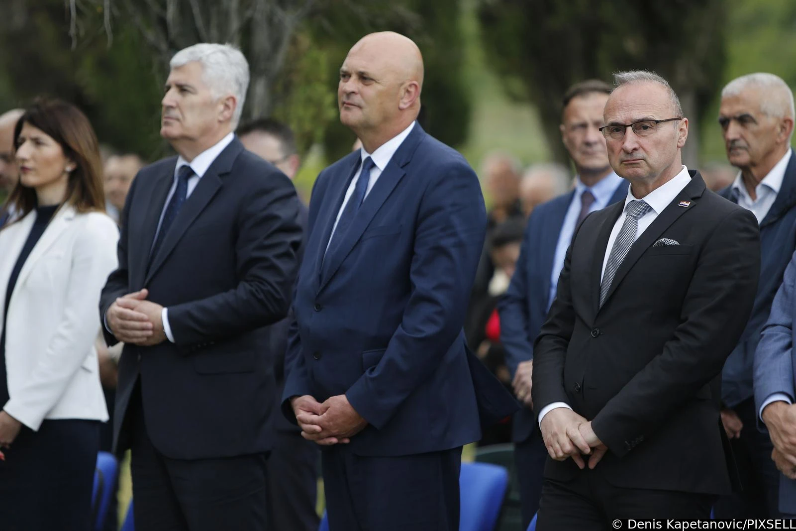 Gradonačelnik Stoca Stjepan Bošković (u sredini)