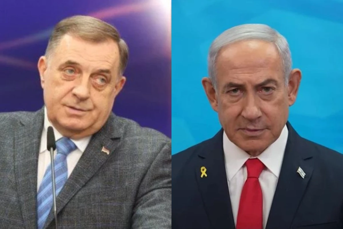 Milorad Dodik i Benjamin Netanyahu