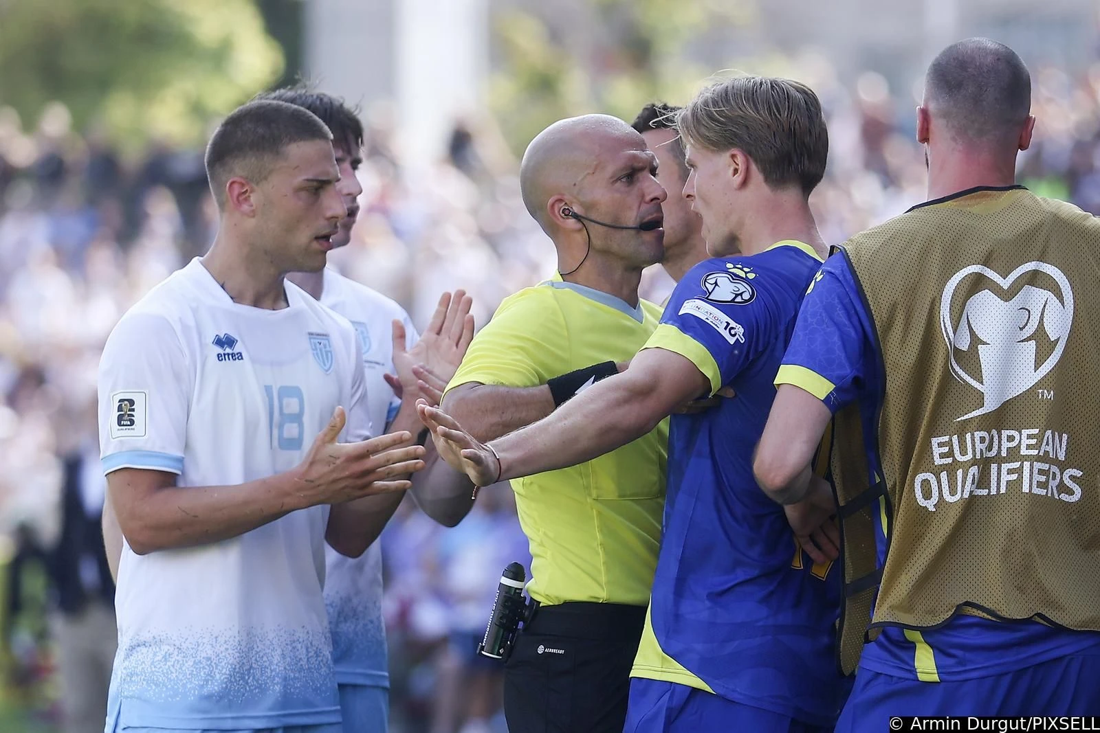 Sa meča BiH - San Marino u Zenici