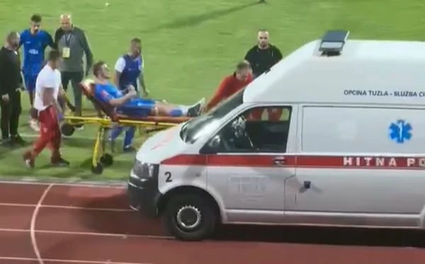 Memišević na nosilima napustio travnjak Tušnja