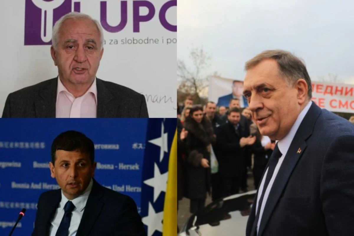 Vehid Šehić, Nebojša Vukanović i Milorad Dodik