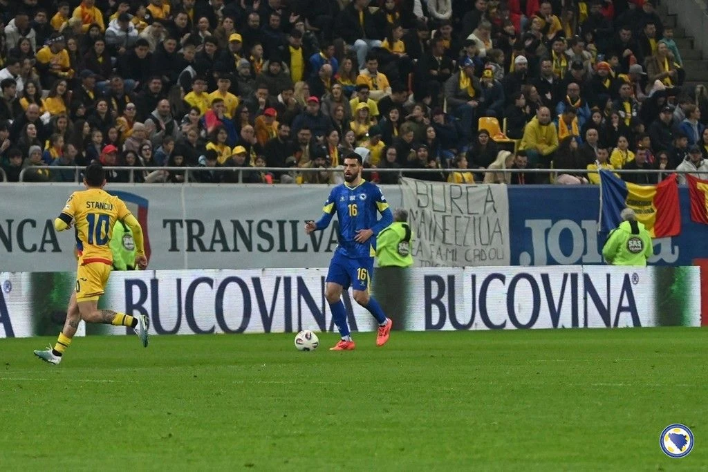 Sa utakmice Rumunija - BiH