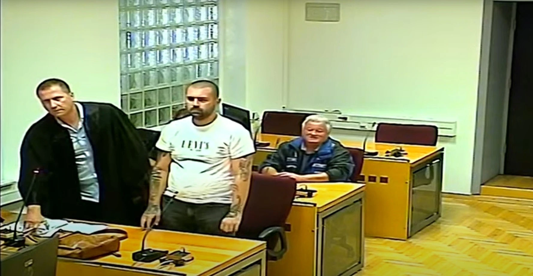Ljuban Vuković i Marko Plavšić u sudnici