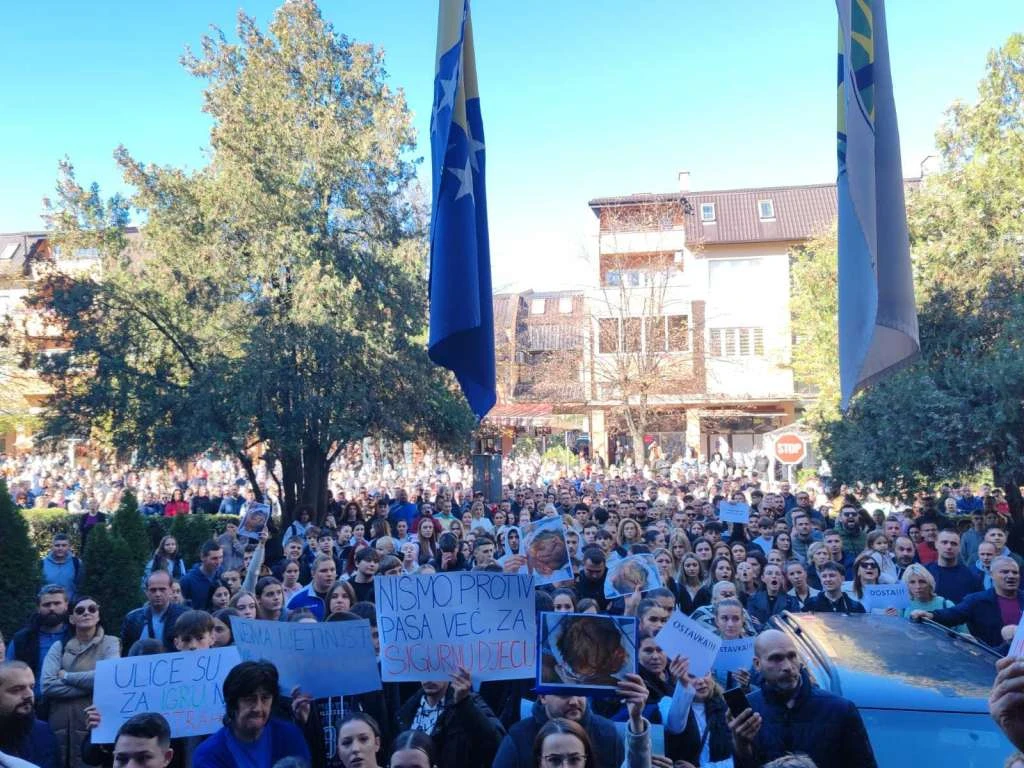 Protesti u Goraždu