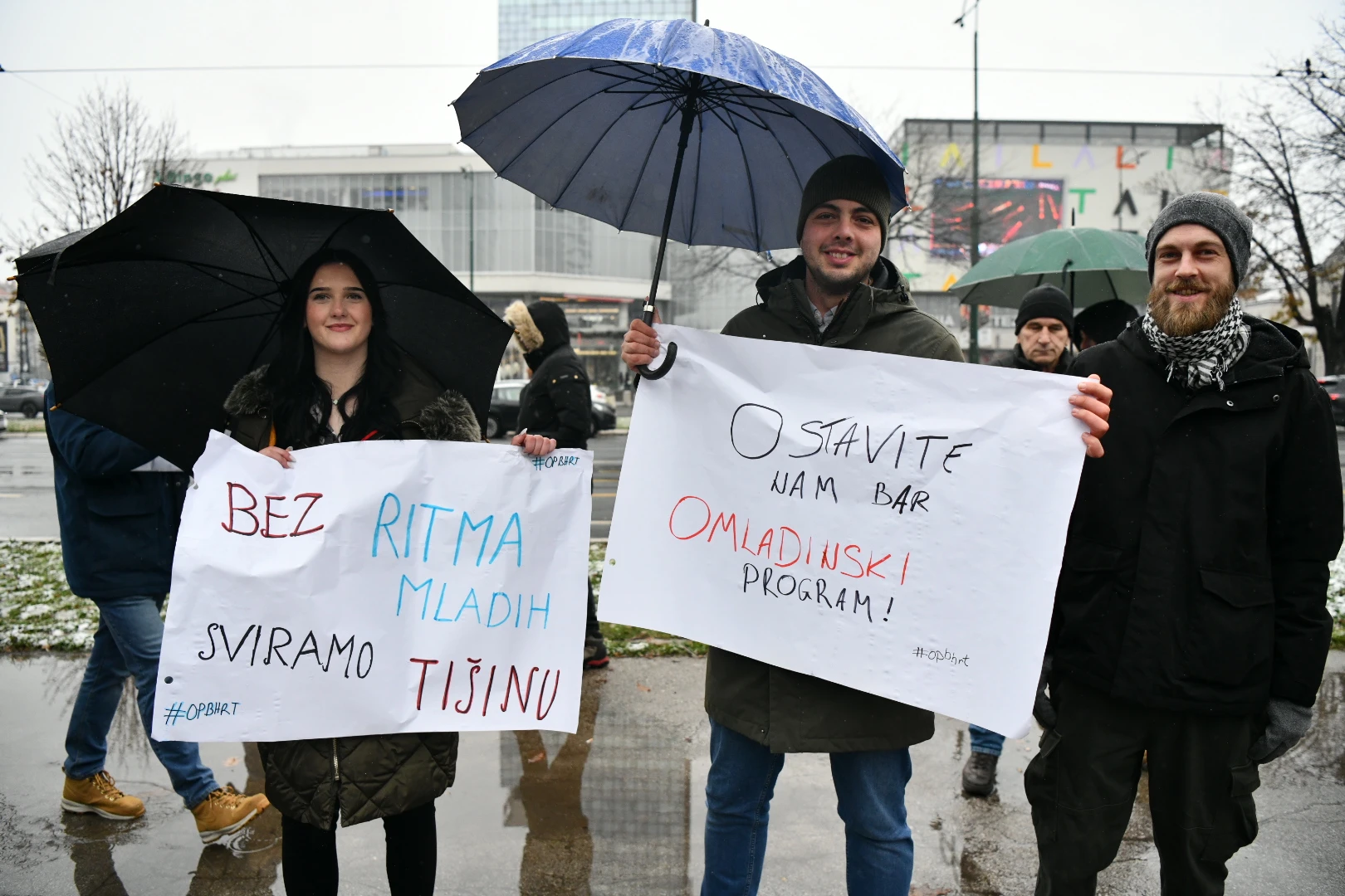 Protesti BHRT radnika