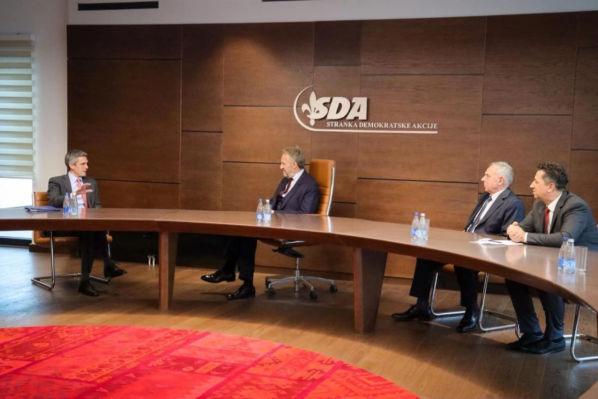 Mark Fleming, Bakir Izetbegović, Halid Genjac i Mirsad Zaimović