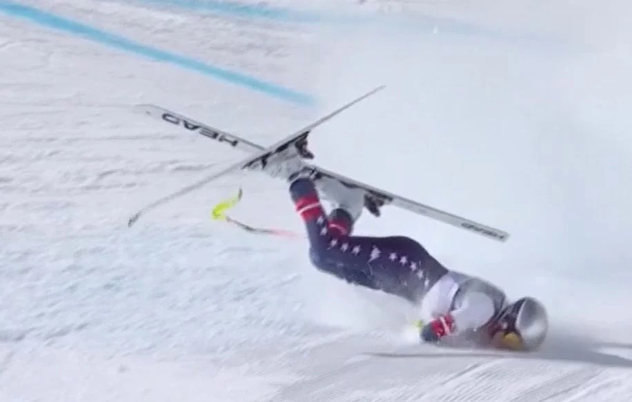 Vonn je pala odmah na startu olimpijskog spusta