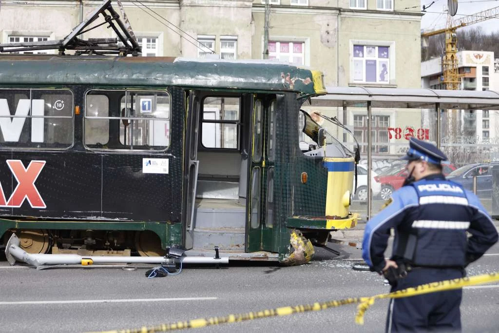Tramvaj nakon nesreće