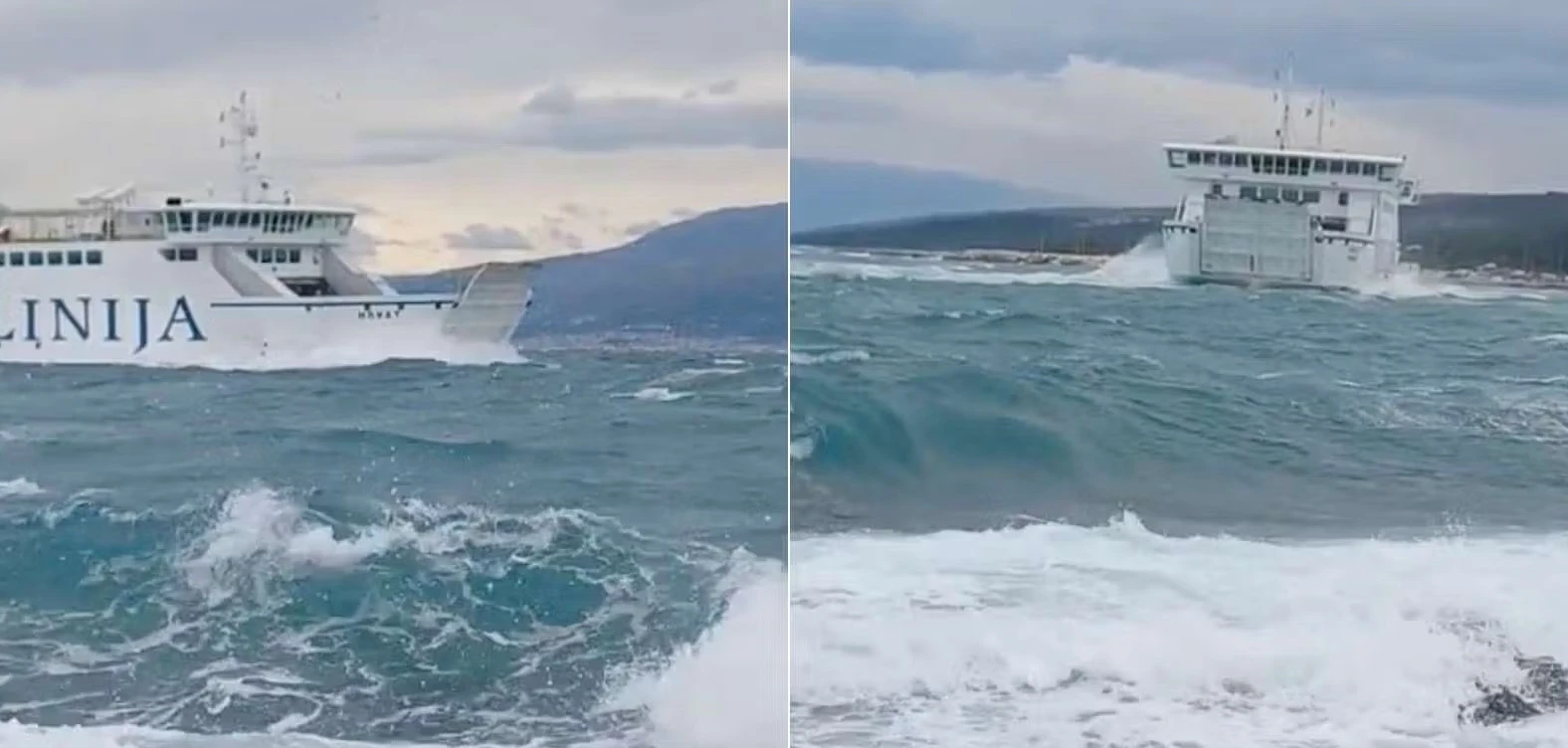 Pogledajte kako se Hrvat bori s burom na moru! Upalili su se novi alarmi, nevrijeme se očekuje diljem Dalmacije, a i sutra