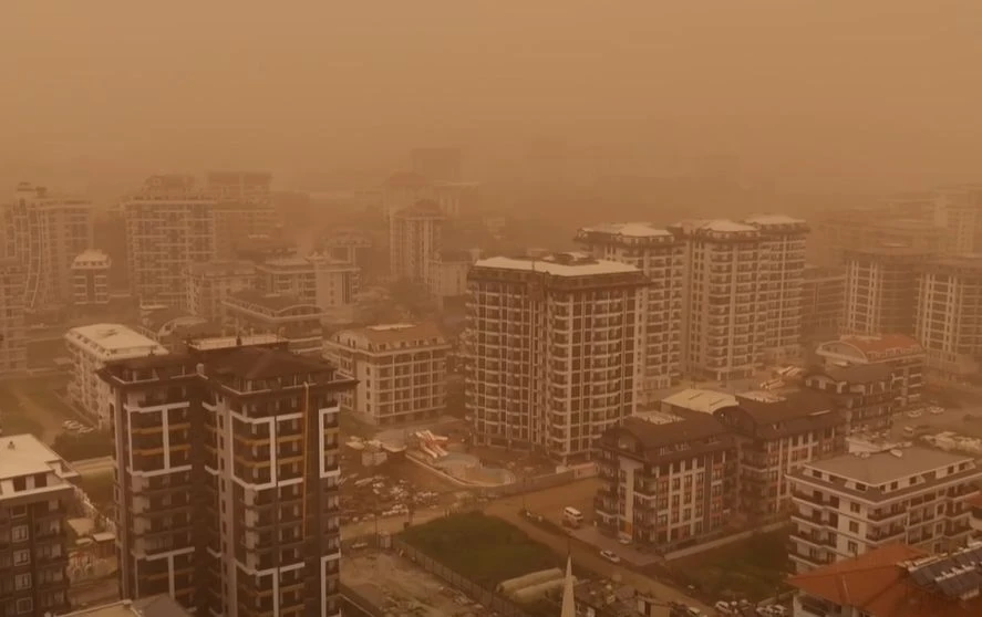 Saharska pješčana oluja pogodila je južne regije Turske