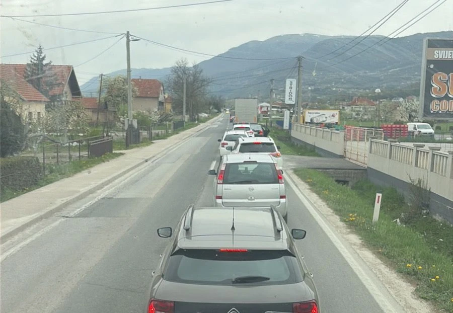 Saobraćaj usporen