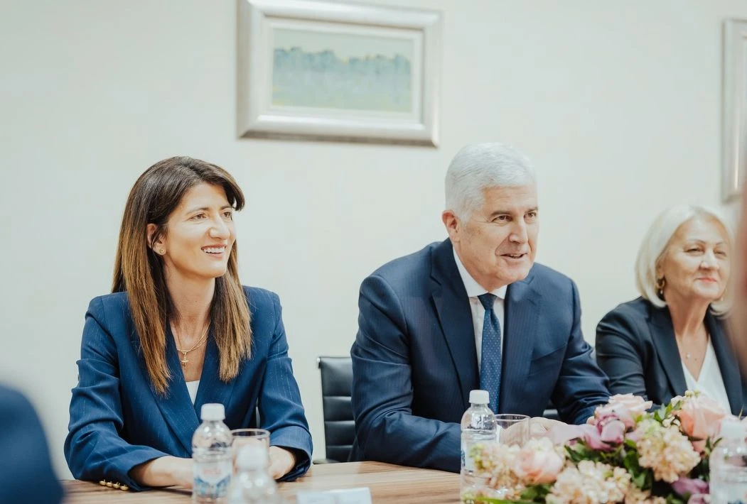 Darijana Filipović, Dragan Čović i Borjana Krišto