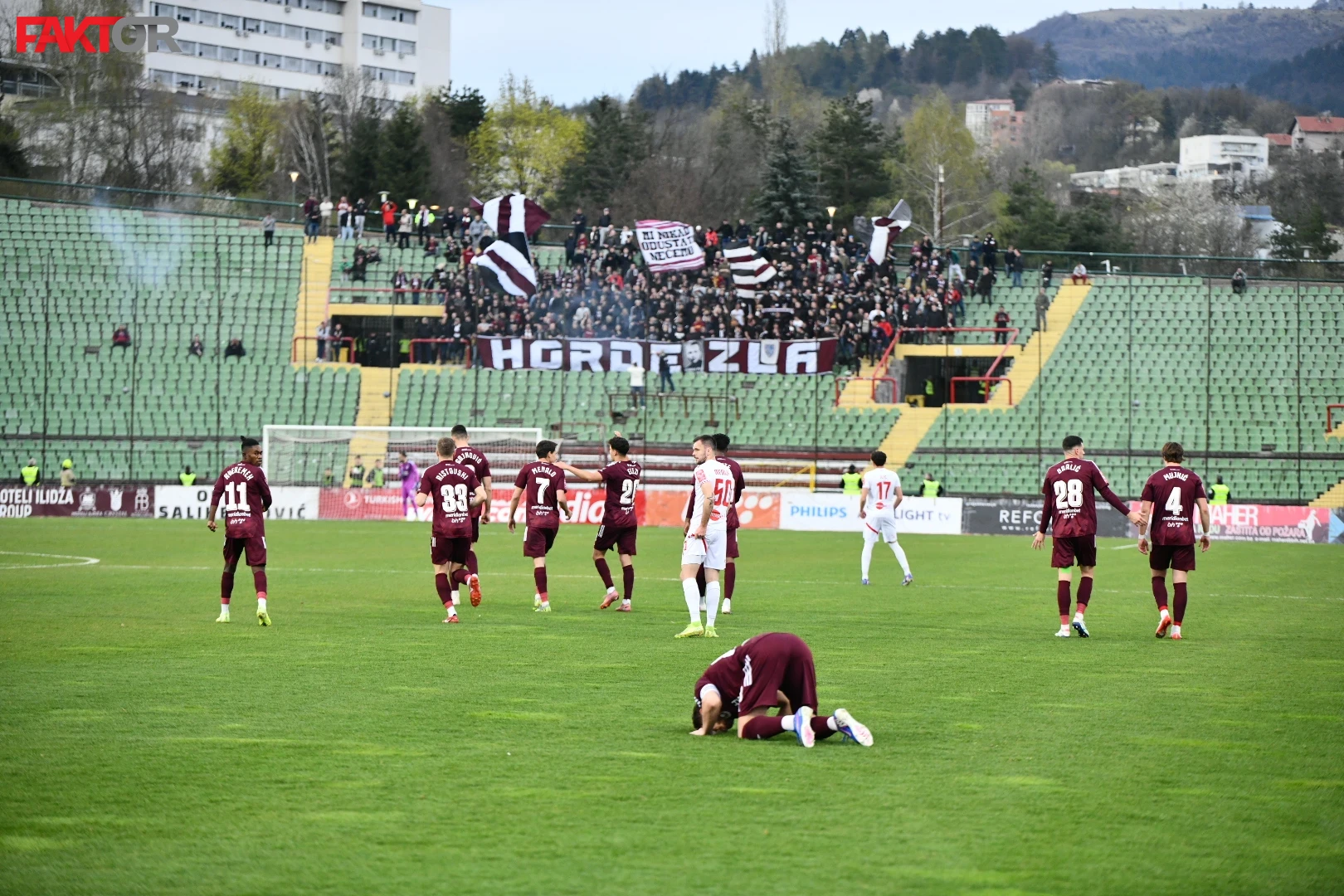 U proteklim utakmicama posjeta na Koševu nije bila bajna