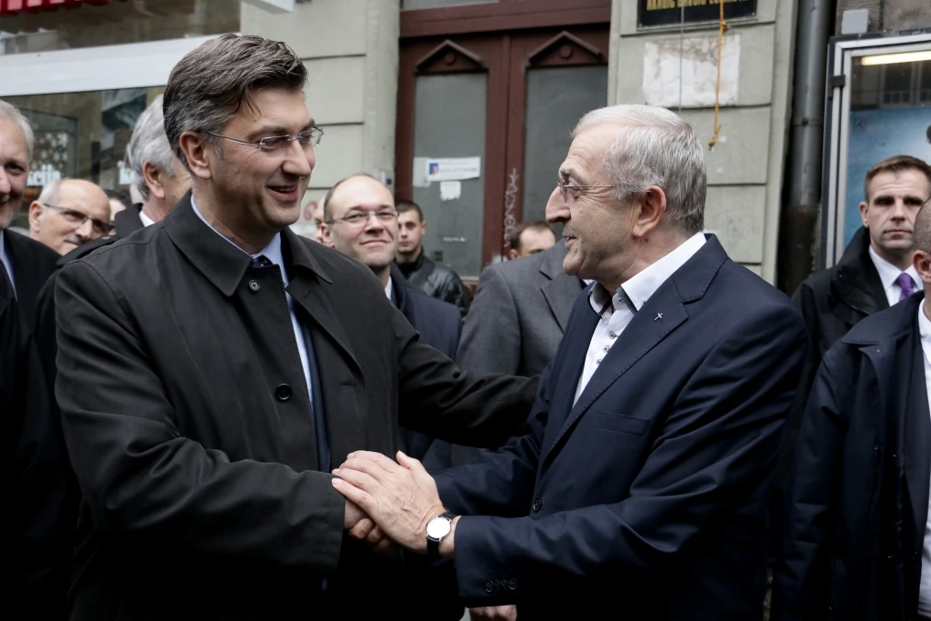Andrej Plenković i Franjo Topić, 28.10.2016