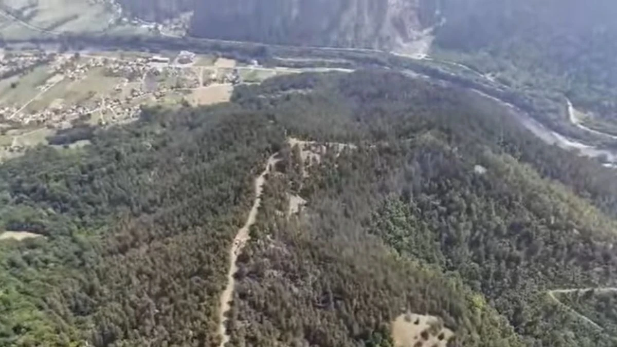 Gorjelo blizu pet hektara šume