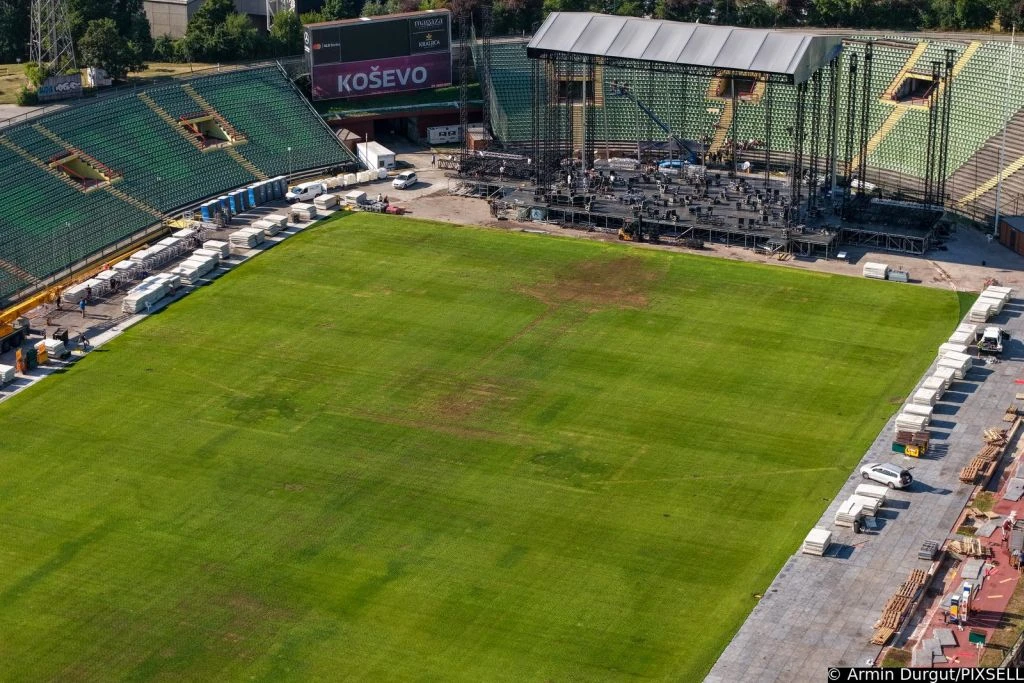 Kako sada stvari stoje teren stadiona Koševo neće biti spreman