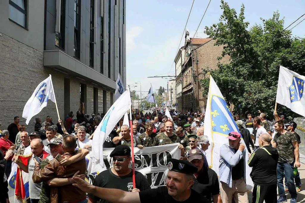 Demobilisani borci, protesti 