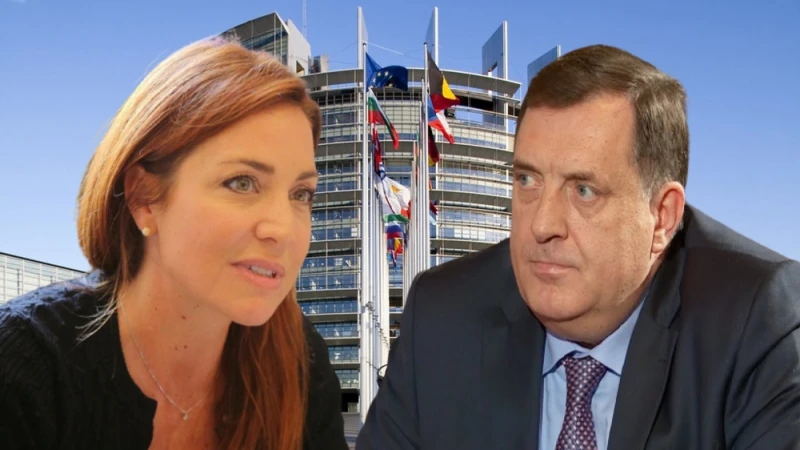 Julie Lechanteux i Milorad Dodik