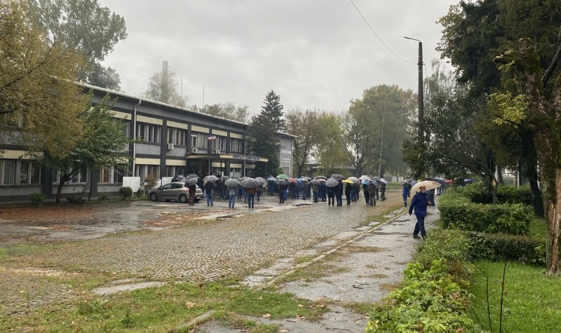 Protest radnika lukavačkog GIKIL-a