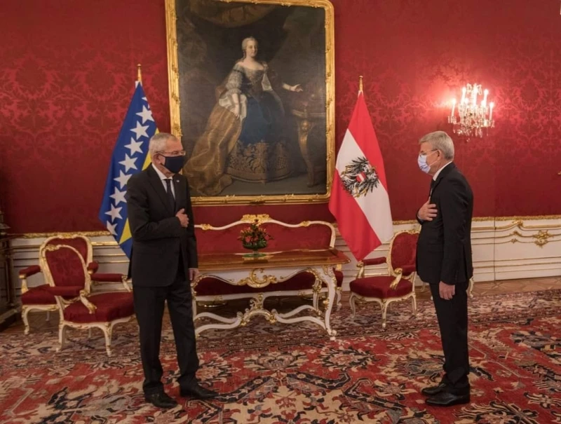 Alexander Van der Bellen i Šefik Džaferović