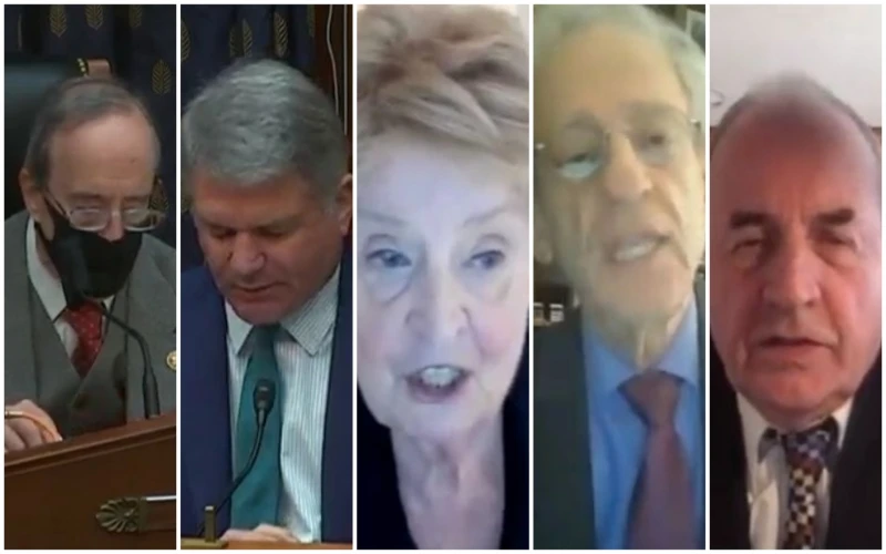 Eliot Engel, Medelaine Albright, Daniel Serwer, Janusz Bugajski